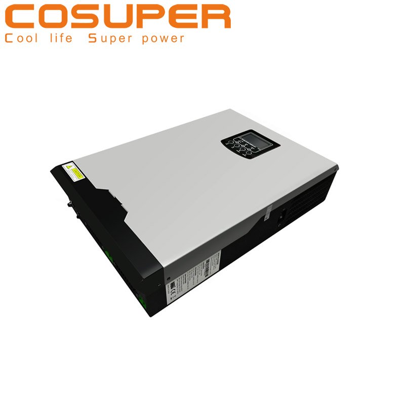 Off grid 24V 220V 3KVA hybrid solar inverter with 60A MPPT solar charger