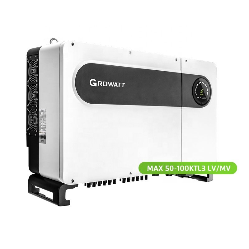 Large Growatt ongrid 80kw 110kw 125kw solar inverter 3 phase inverters with good price