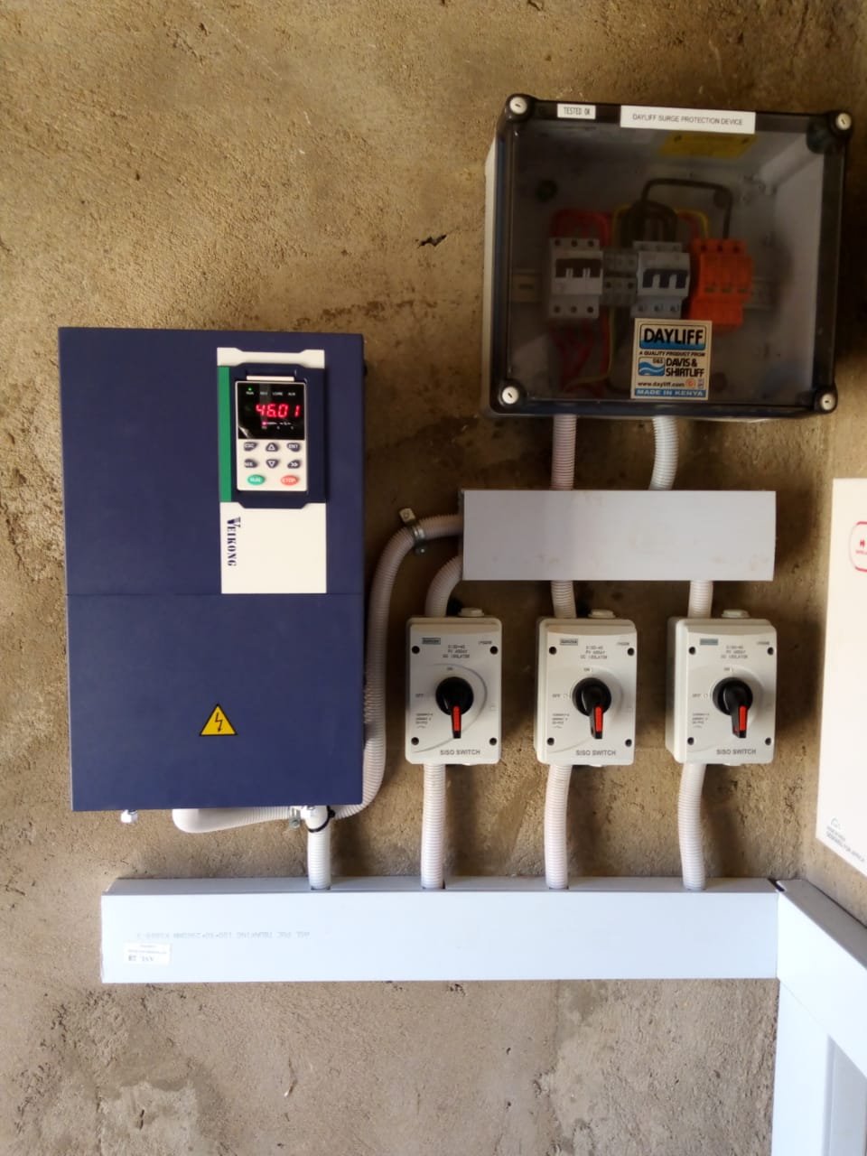 PV Solar Inverter DC To AC Three-Phase Converter 220V 0.75kw/1.5kw/2.2kw/4kw With MPPT Control Solar Pump VFD