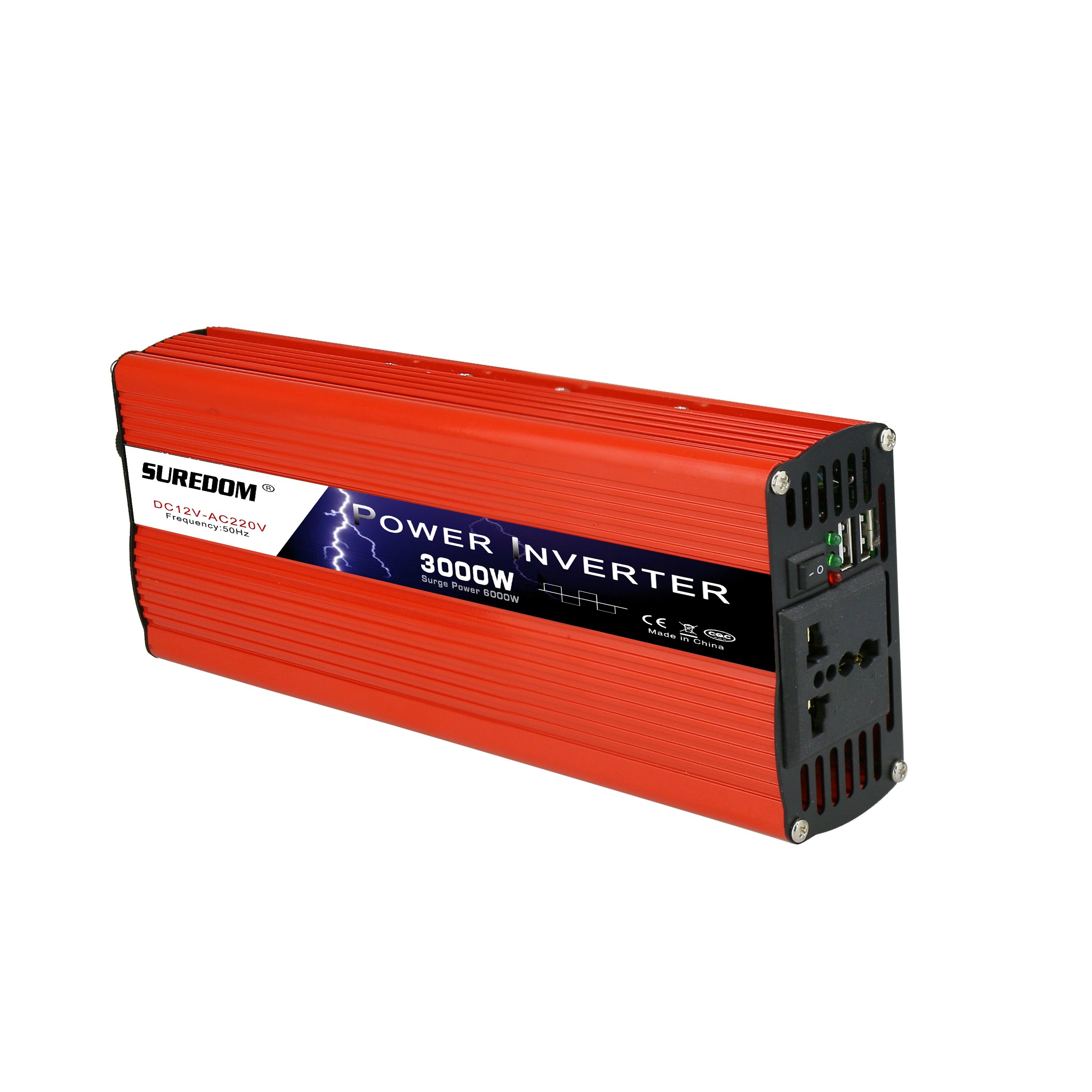 Factory Low Price High Efficiency 3000W 6000W Peak Modified Sine wave power inverter DC12V 24V To 110V 220V Solar power inverter