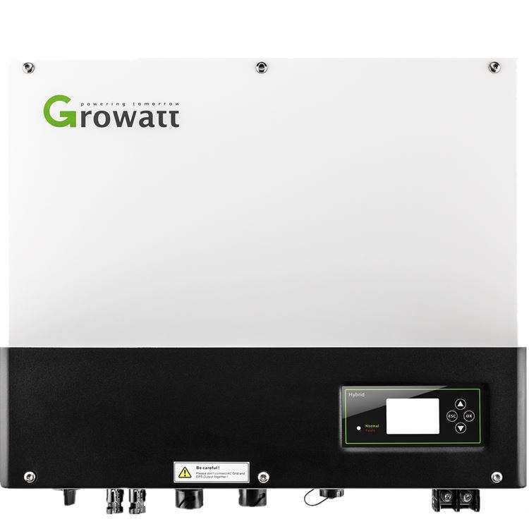 Hot Sales Growatt Inverter 3kw 4kw 5kw 6kw on Grid off Grid Growatt Solar Inverter for Solar Energy Storage System