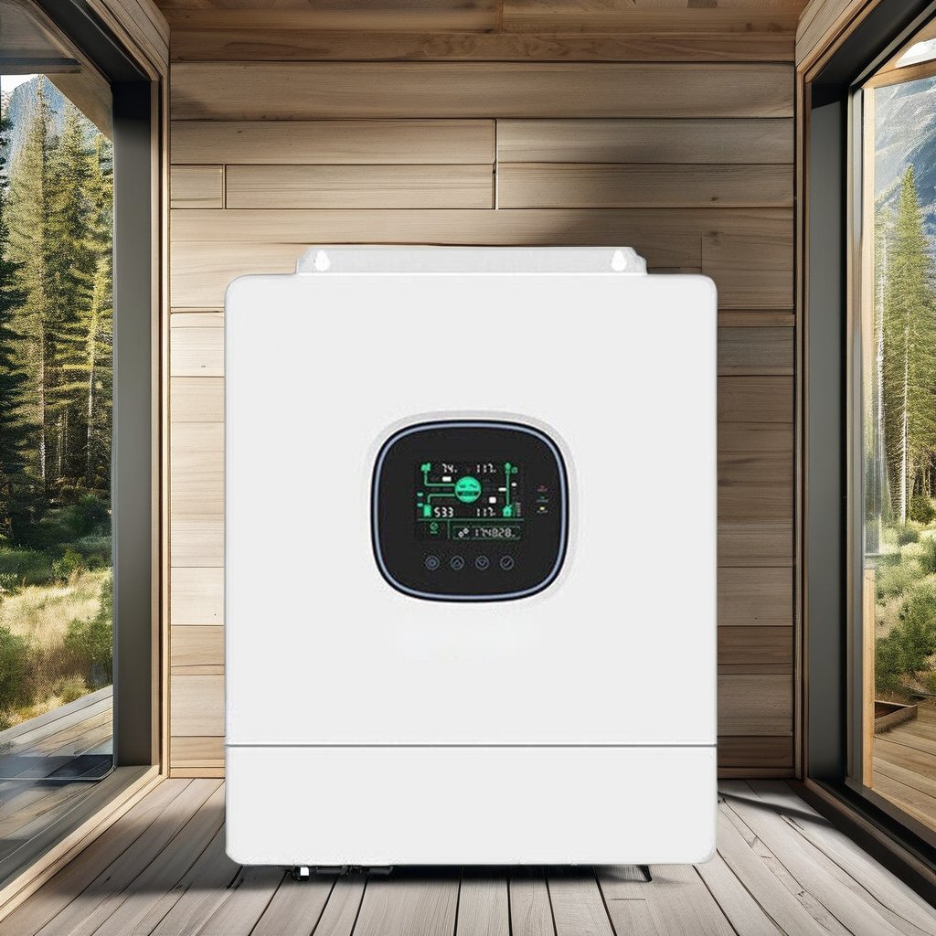 Hybrid Solar Inverter 5KW/10KW/8KW/12KW Off/On-Grid MPPT Inverter with 48Vdc 220Vac 230Vac Single AC Output Power of 5.5KW