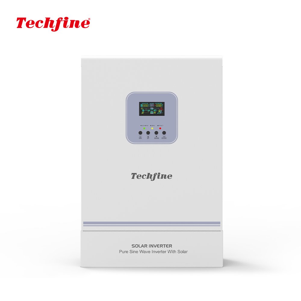 Techfine 3.6KVA 3KVA 3KW 500v pv High Frequency Solar off grid power Inverter