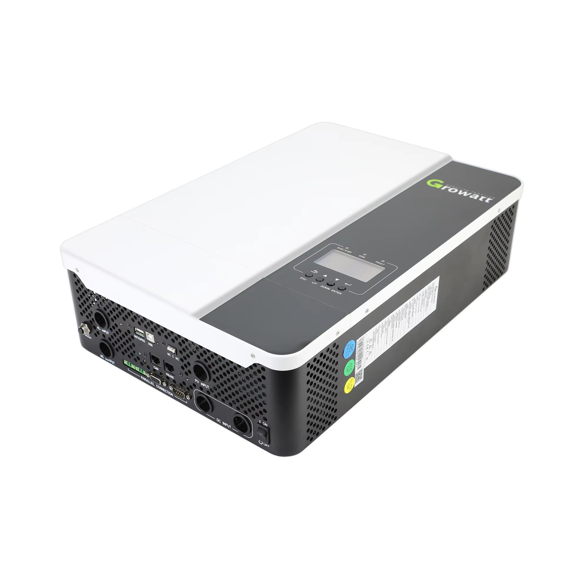 Growatt 5kw Off Grid Single Phase Invertor spf5000es wholesale price 5000W spf 5000 es Solar Inverter