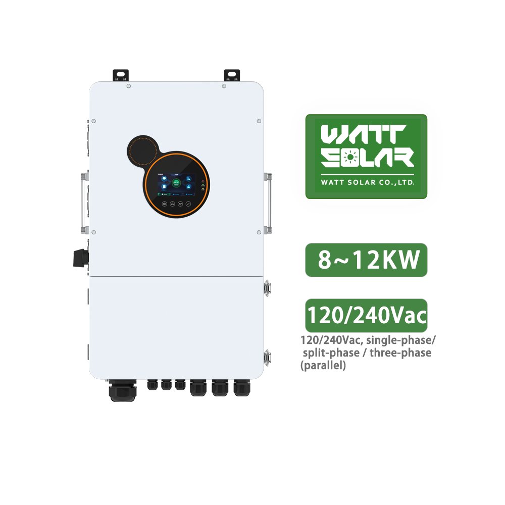 SRNE US Version SEI-8K-UP 8kw Split Phase Hybrid Solar Inverter In Stock