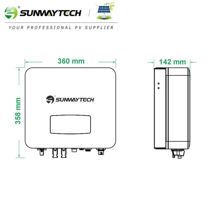 China Sunway Hot Selling Export Hybrid Solar Inverter 120V 240V New Popular Inverter 3Kw 4Kw 5Kw 6Kw Hybrid