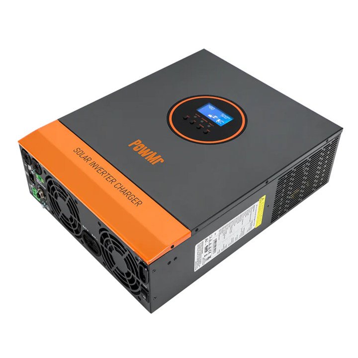 PowMr Single Phase 3KW 3.2KW 24V 5KW 48V Inverter 110/120Vac Pure Sine Wave MPPT Solar Inverter for Off grid Solar System