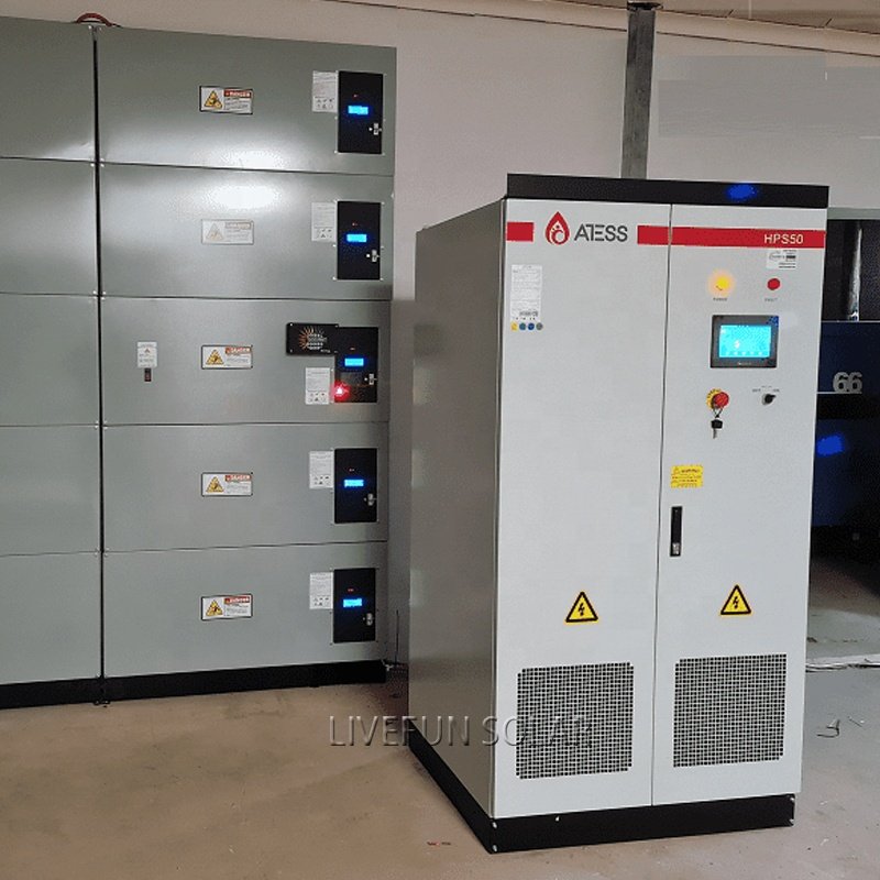 Competitive Price Atess Hps Series Solar Inverter 100kw 120kw 150kw Hybrid Inverter For Commercial