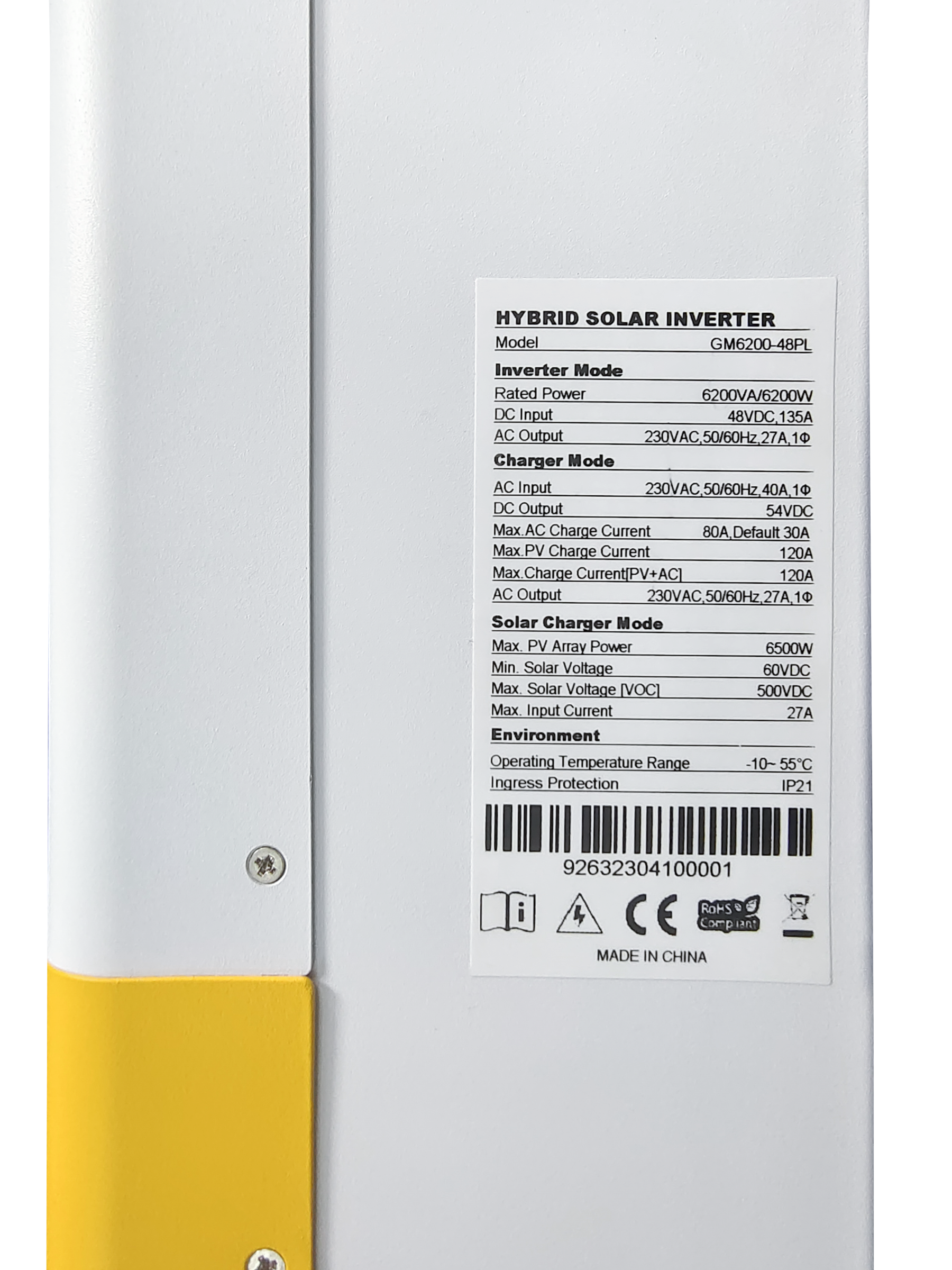 High Quality 6kw Solar Hybrid Inverter Sell Electricity Grid Tied Function Solar Inverter For Home