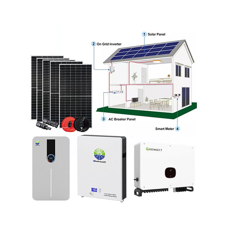 Provide Roof Design 5Kw 7.5Kw 10Kw 15Kw One Stop Solution Hybrid Solar Energy System With Design