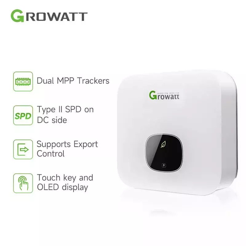 Growatt MIN 5000TL-X solar inverter Single Phase 5kw Hybrid Solar Inverter Off Grid Inverter