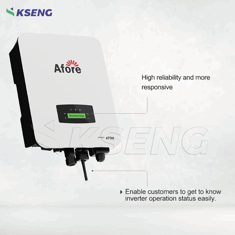 Afore 3KW Solar Power Inverter 48V Dc To 220V Ac Solar Off Grid Tie Mppt Pure Sine Wave 5KW Hybrid Solar Inverter