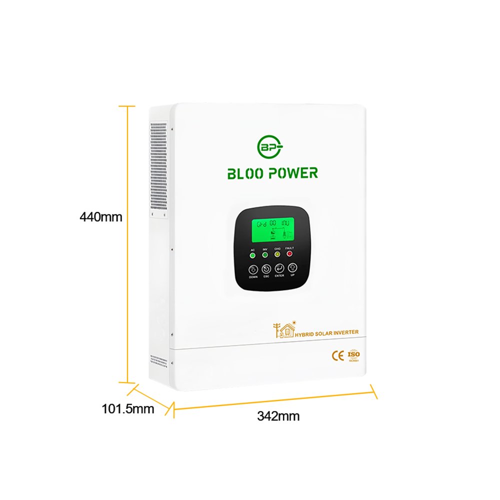 MPPT PV Off Grid Hybrid Solar Inverter Pure Sine Wave 3KW 5KW 10KW Hybrid Inverter Single Three Phase Inverter With WiFI Monitor