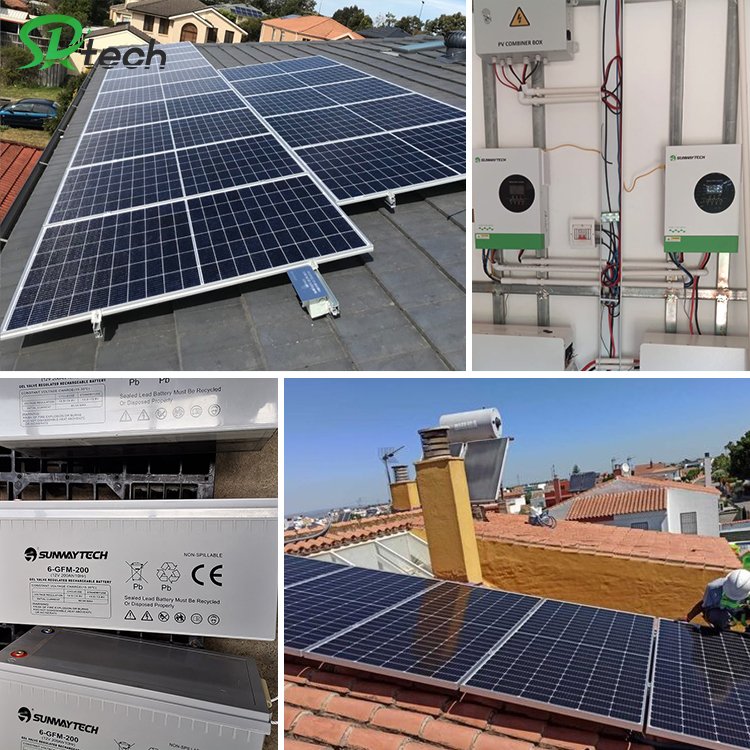 Home solar Energy System 5500w 5.5kw Off Grid solar System Complete 5kw Kit Solaire Complet Pour Maison