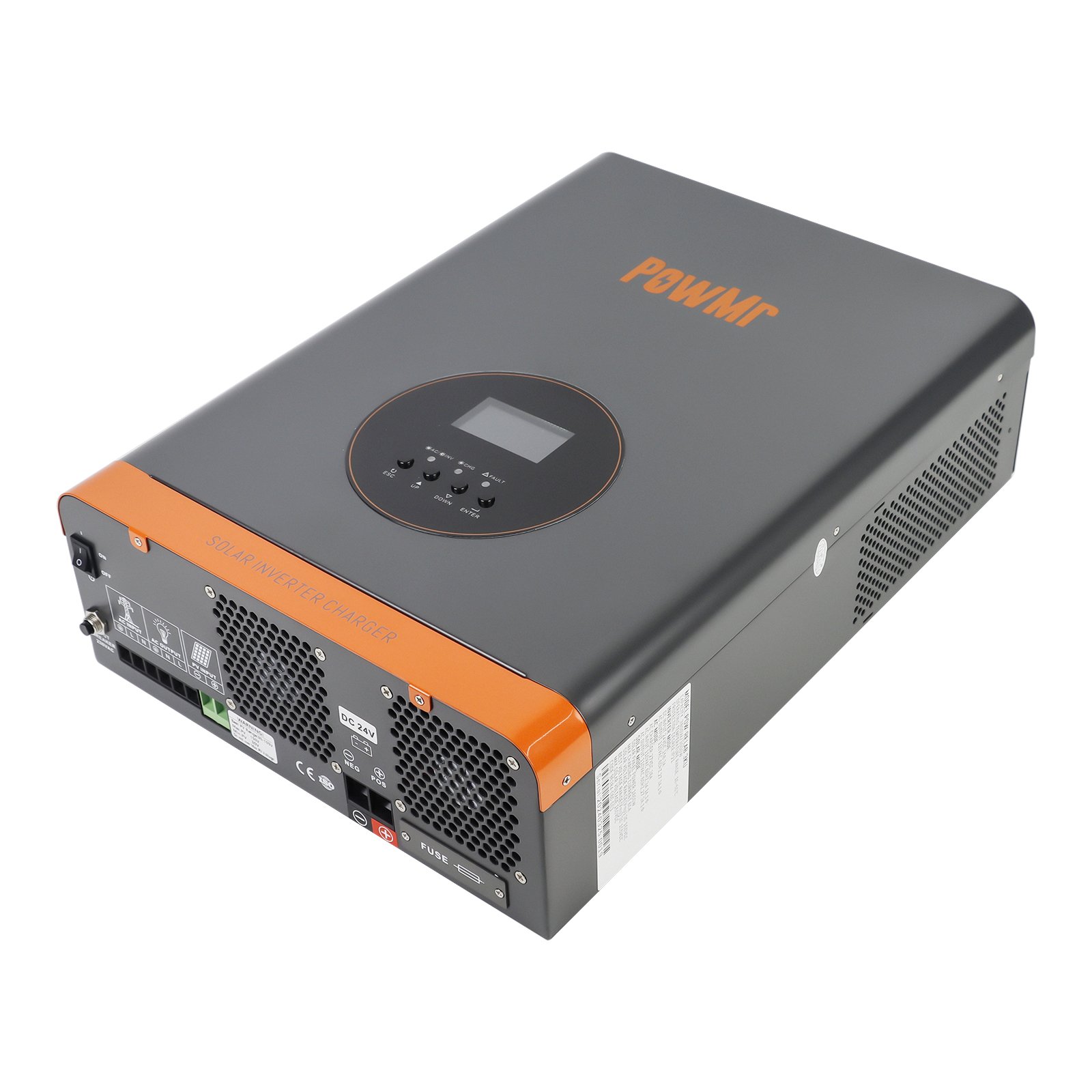 PowMr 3KW 5KW 10KW 24V 48V Pure Sine Wave Solar Inverter Supports BMS Communication 110V/230V MPPT Solar Inverter