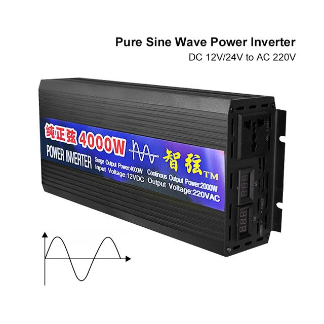 Converter 4000w Transformer 12v 24v 48V To 220v 230v 240v Dc To Ac Power Solar Inverters