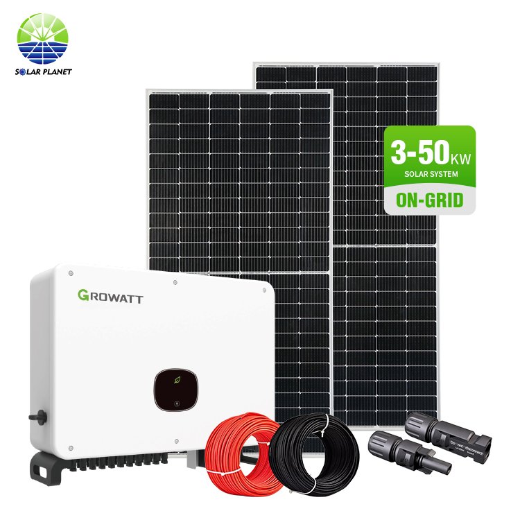 Solar Planet Deye Direct Distributor 5Kw 7Kw 8Kw 10Kw One Stop Solution On Grid Solar Storage System With Inverter
