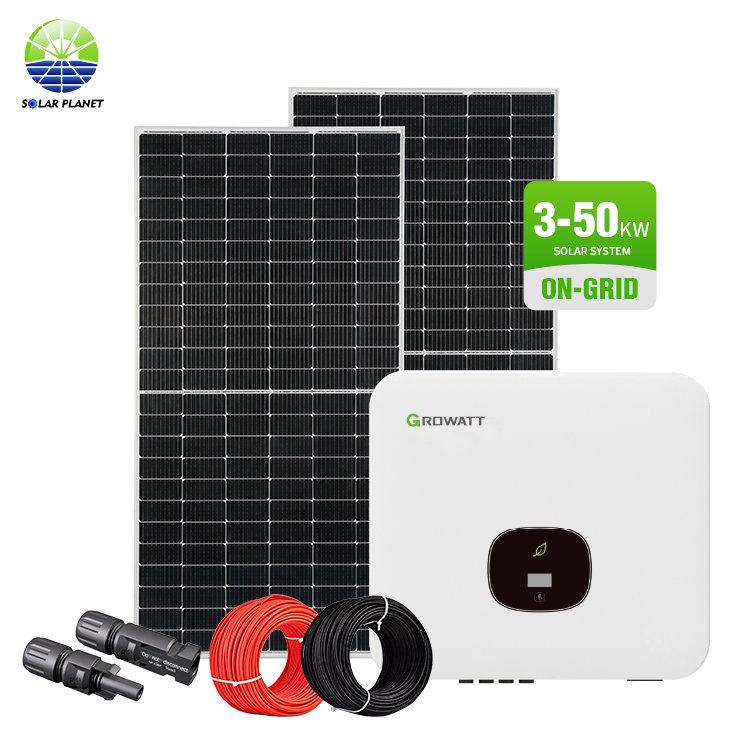 Solar Planet Deye Direct Distributor 5Kw 7Kw 8Kw 10Kw One Stop Solution On Grid Solar Storage System With Inverter