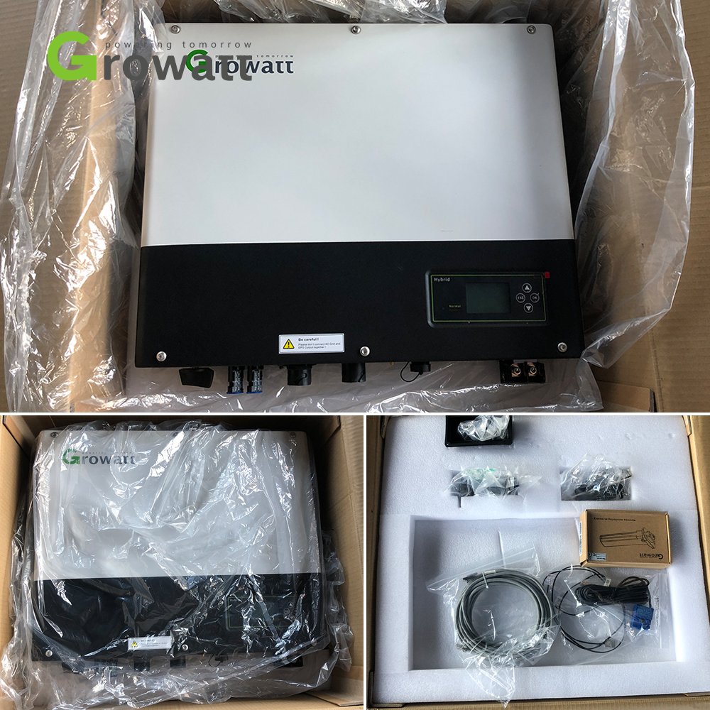Growatt Hybrid Growatt SPH 3000-6000TL BL-UP 3KW 4KW 4.6KW 5KW 6KW Solar Inverter Single Phase Hybrid Inverter