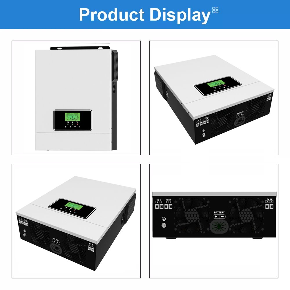 Hybrid On Off Grid Inverter 12V 24V 1600W 2000W 3000W Off Grid Solar Inverter Price List 3.2KW Frequency Inverter