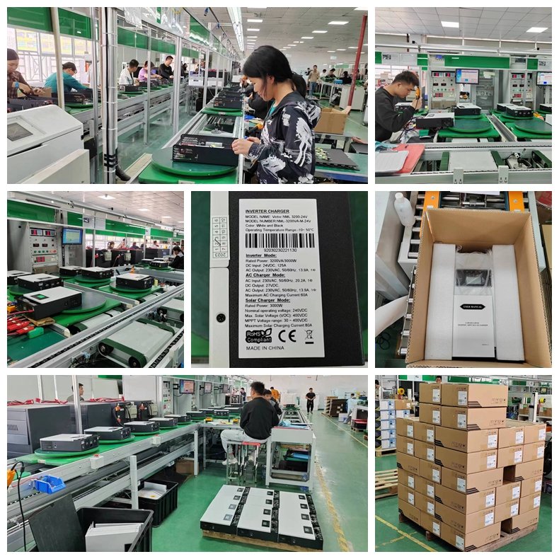 Hybrid On Off Grid Inverter 12V 24V 1600W 2000W 3000W Off Grid Solar Inverter Price List 3.2KW Frequency Inverter