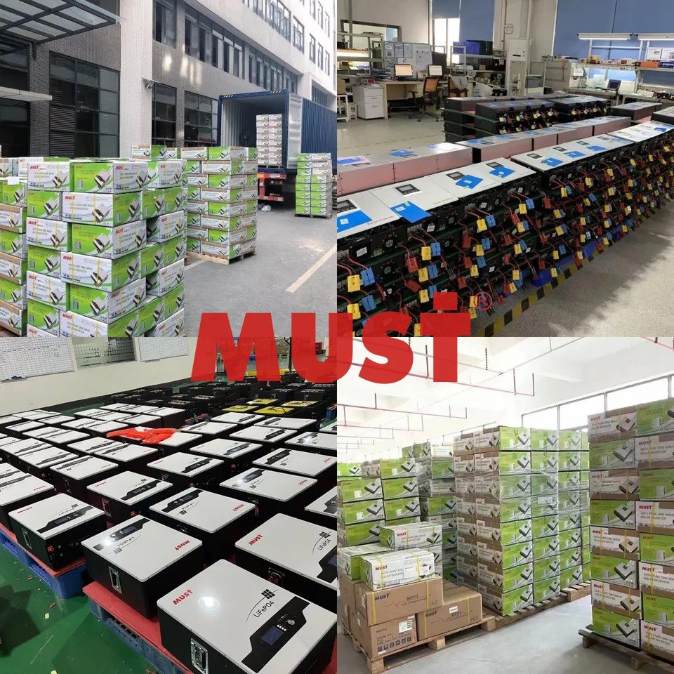 MUST EU STOCK Africa Warehouse PV18 VPM CE IEC 1kw 2kw 3kw 5kw Energy Storage MPPT Hybrid Solar Inverter For Home And Government