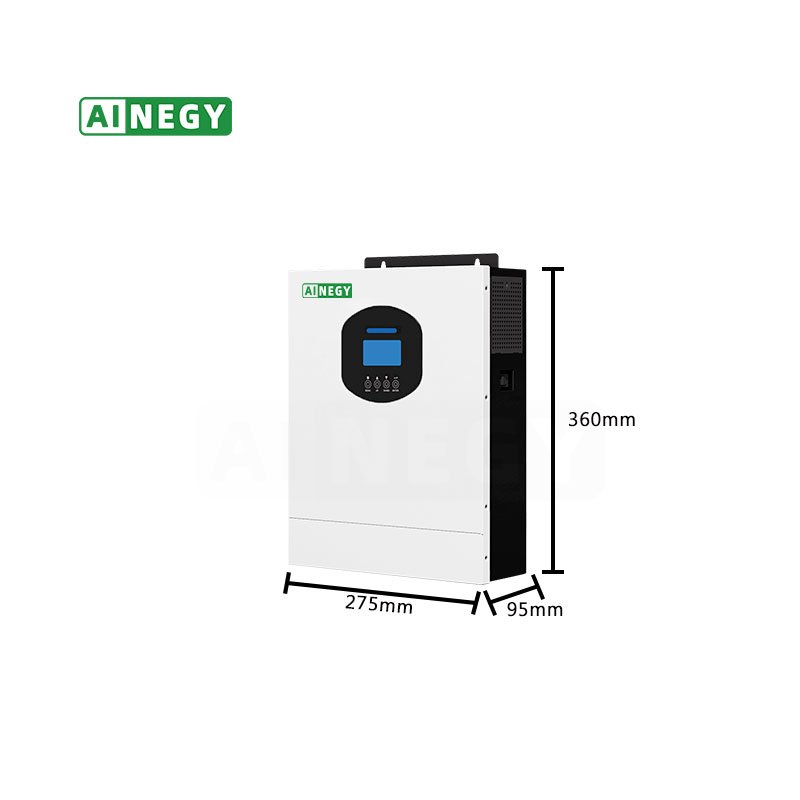 AINEGY 3000w pure sine wave inverter 6kw solar inverter dc 12v to ac 220v solar inverter hybrid 6kw