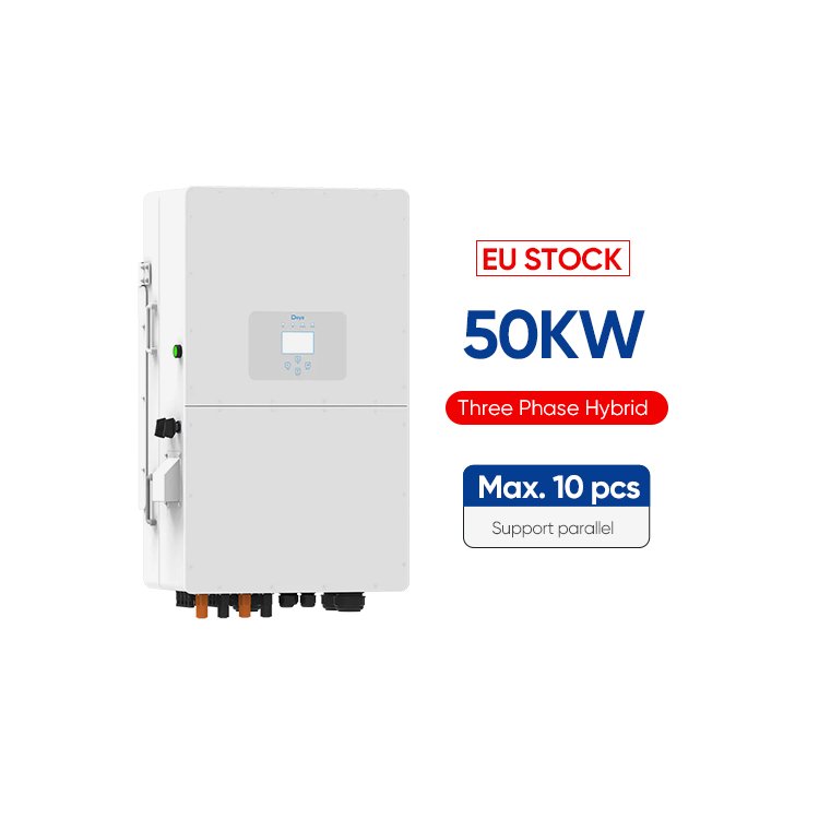 Deye Hybrid Sun-50K-Sg01Hp3-Eu-Bm4 Ac/Dc Solar Inverter 220V To 380V Wifi Module 50Kw Solar Inverter
