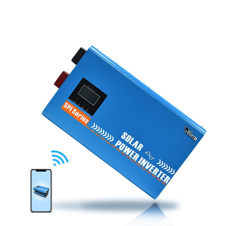 Power mppt 10kva 48v 220v pure sine wave hybrid solar inverter