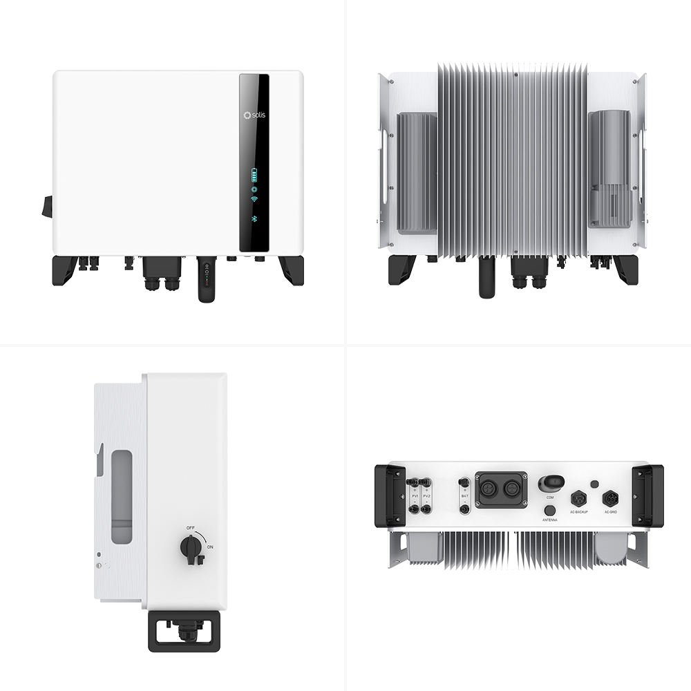 Solis Hybrid Solar Inverter 5Kw 10Kw Three Phase Inverter For Solar Power System