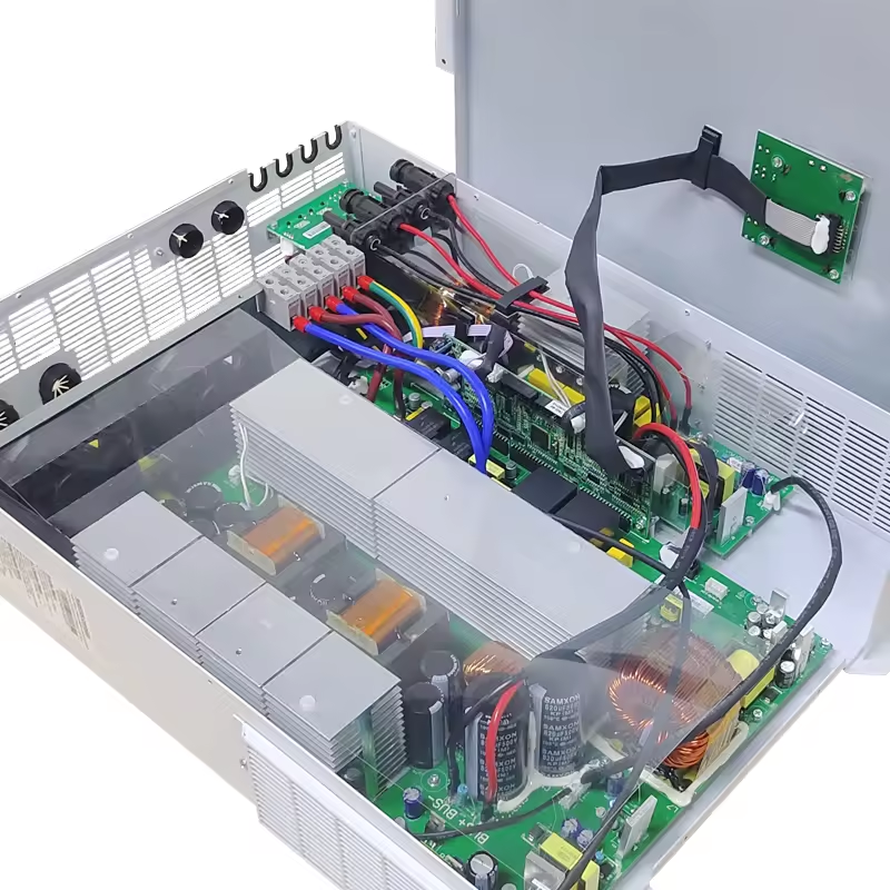 Hybrid off grid solar inverter 10KW48V with 48v160A MPPT controller built in 60-500V PV input voltage