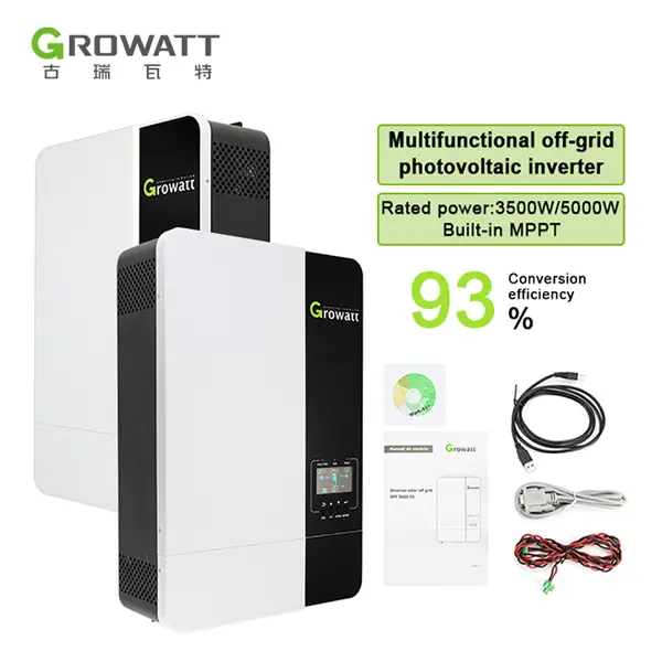 Growatt Inverter for Solar Energy Storage Home Solar System On-grid Inverter for Residential 3KW 4.2KW 5KW 6KW Solar Inverter