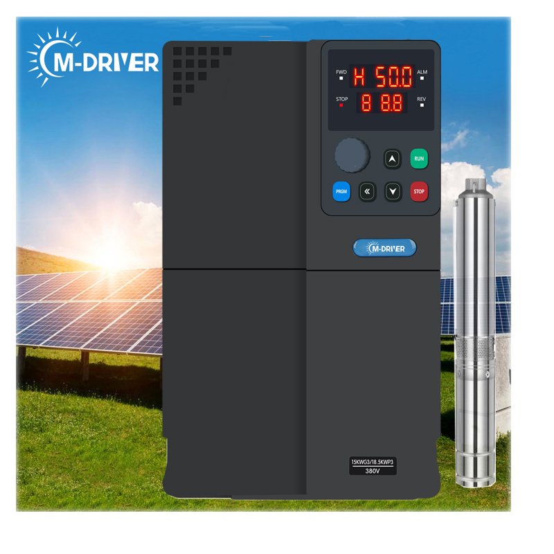 PV500-0022G1 Single Phase 220V Solar Pump Inverter 220v DC AC 2.2kw Solar VFD