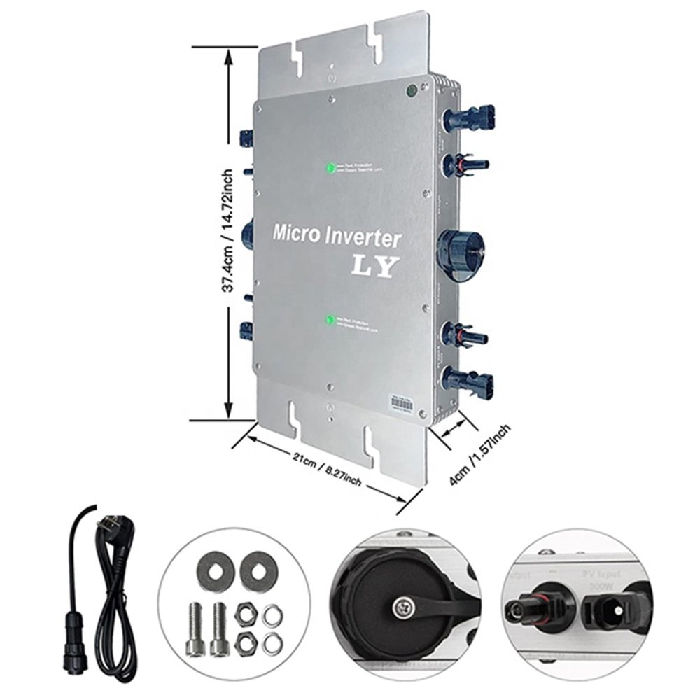 on grid solar energy system pure sine wave inverter on grid solar inverter 1200w fmicro inverter solar