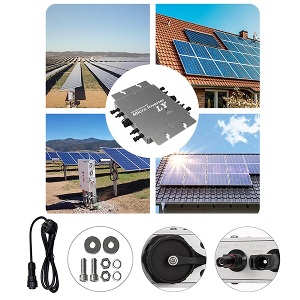 on grid solar energy system pure sine wave inverter on grid solar inverter 1200w fmicro inverter solar