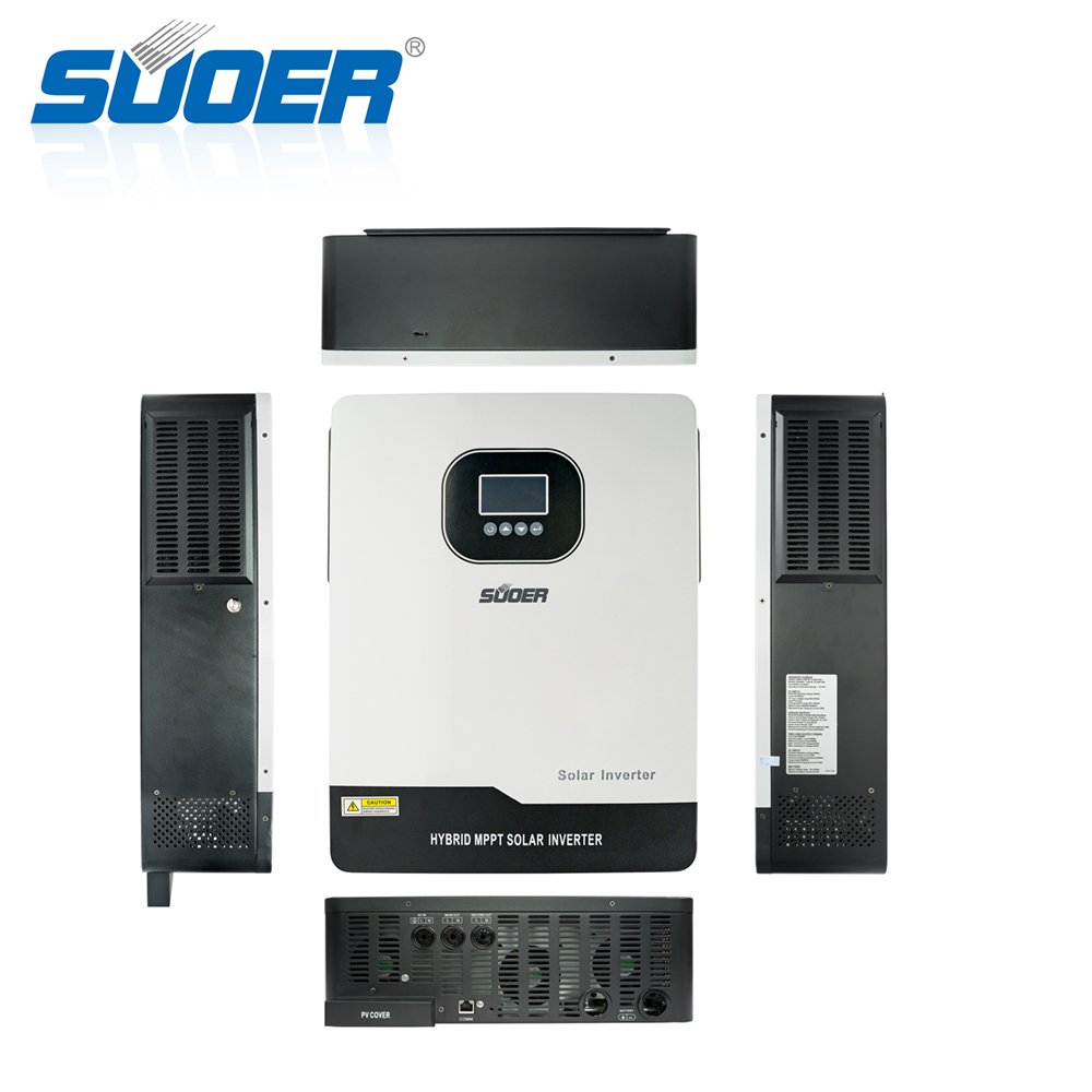 SUOER Smart 10kw 120A max pv charging MPPT hybrid solar inverter for Vietnam market