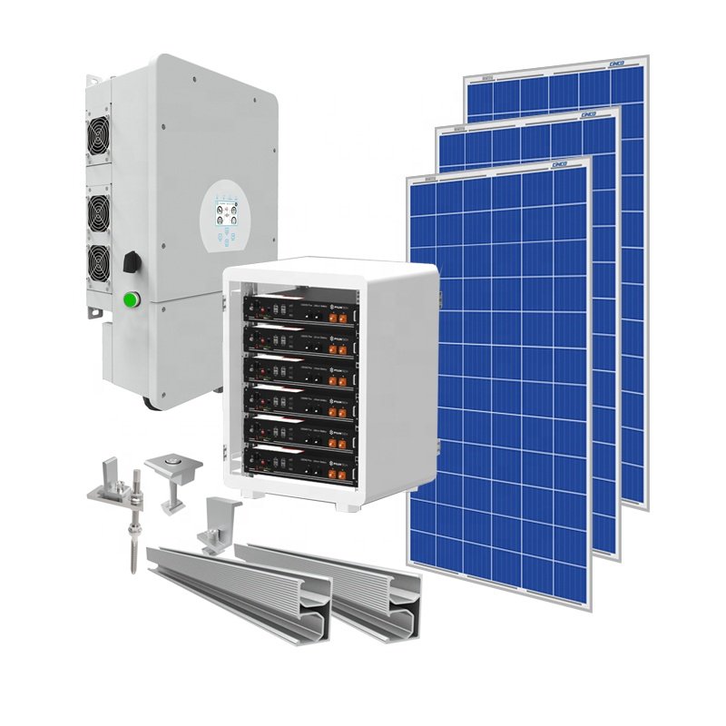 12KW Deye three phase Hybrid Solar power Inverter On/Off Solar System Solar Grid Tie Inverter with battery storage