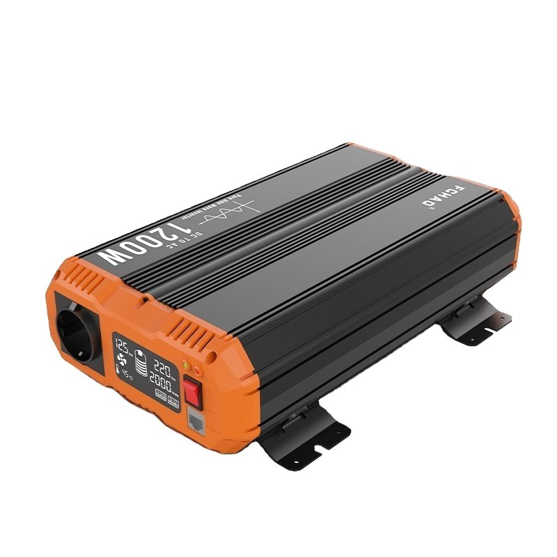 EU warehouse 1200W solar power car accessories inverters converters AC 12V 24V to DC 220V 230V for home and car
