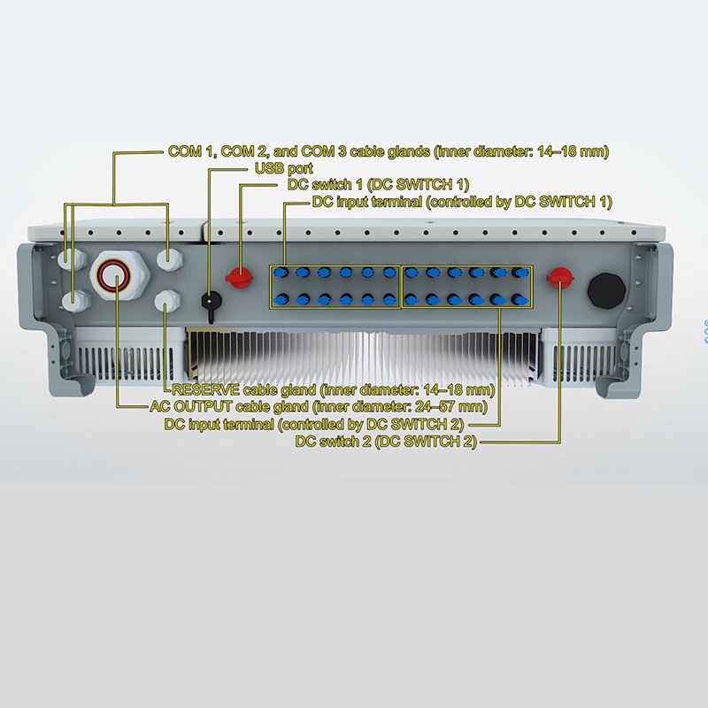 SUN2000-60KTL-M0 on grid Solar Inverter 30kw 50kw 100kw