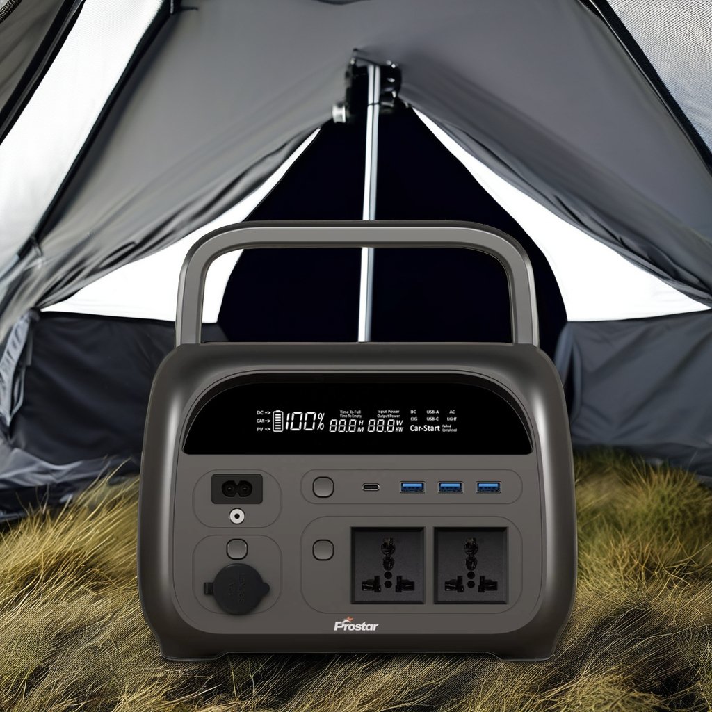 Prostar 592Wh lithium battery Power bank 220V 240V Compact Solar Generator Portable Power Station 600W