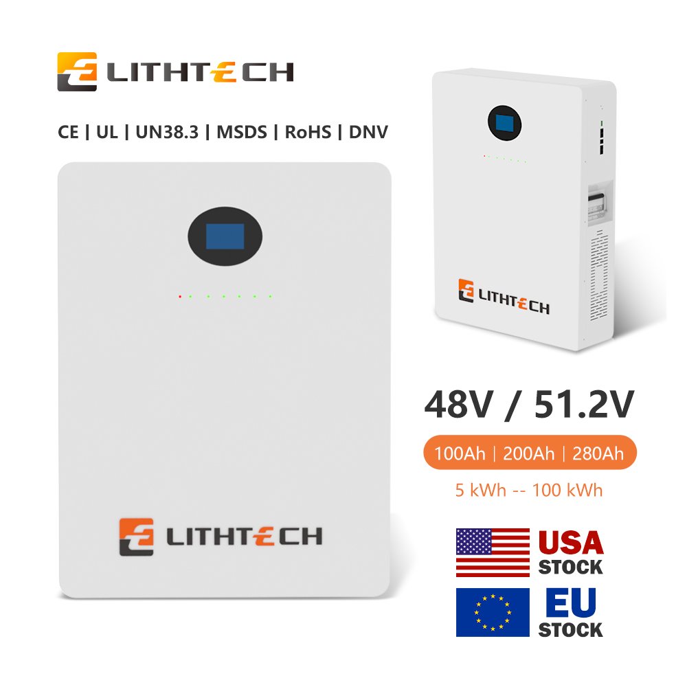 12years Storage System 10kw lithium battery Power Wall 51.2V 48V 100ah 200ah 300ah Solar lifepo4 battery for Household Energy