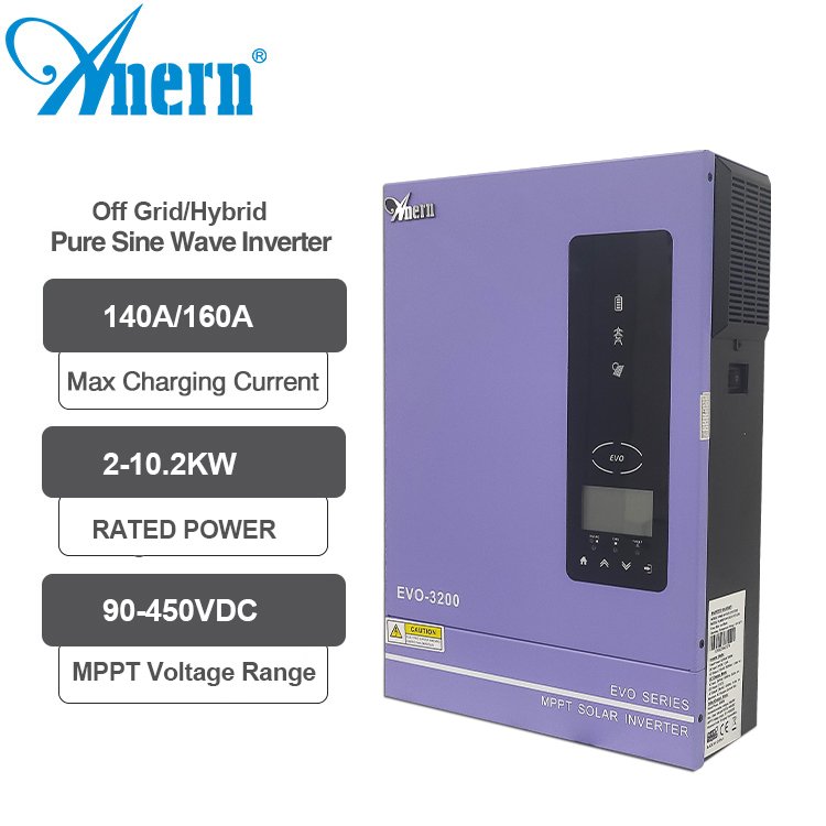 offgrid 12v to 220v 8000w hybrid solar inverter no battery