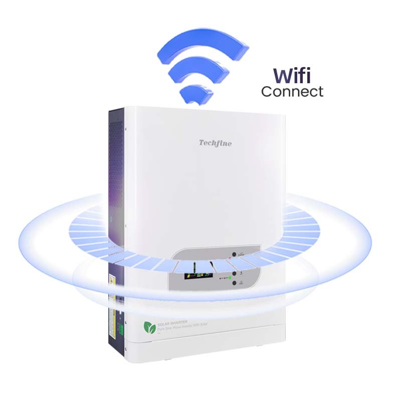 cheap personalized Techfine 2000w 3kv 4kw 5000w 6000w 6kva 240vdc off-grid charger solar inverter