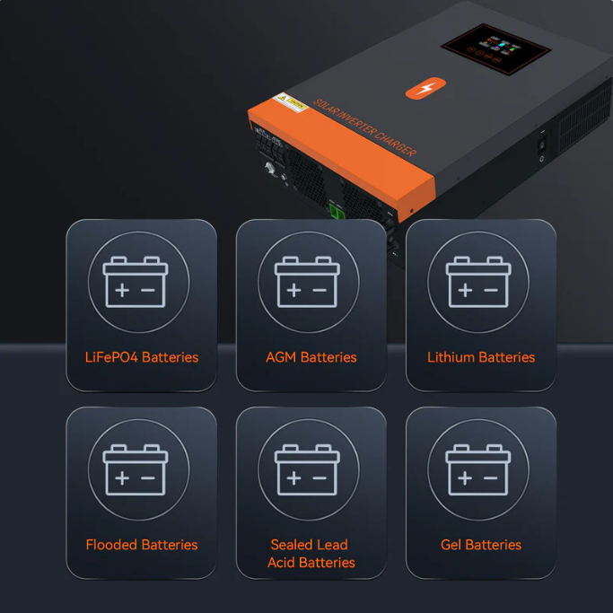 Powmr Off-grid Solar Energy System Hybrid Inverter 6200w 6500w Solar Inverter Powmr Mppt Solar Charger Factory Direct Sales