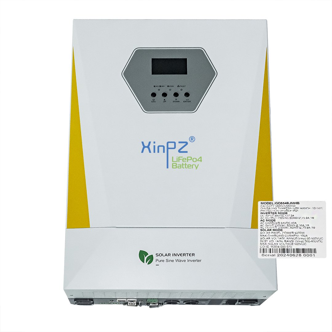 Hybrid inverter 6.2kw On Grid inverter 6200w Off Grid solar inverter 6.2kw with 100A Mppt solar controller For off grid system