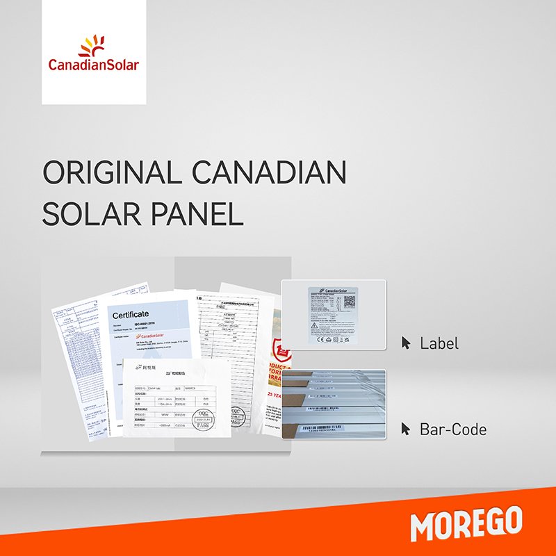 Canadian Solar half cut monocrystalline solar panel 590W 670W 700W 710W solar module N-type Bifacial solar panels from China