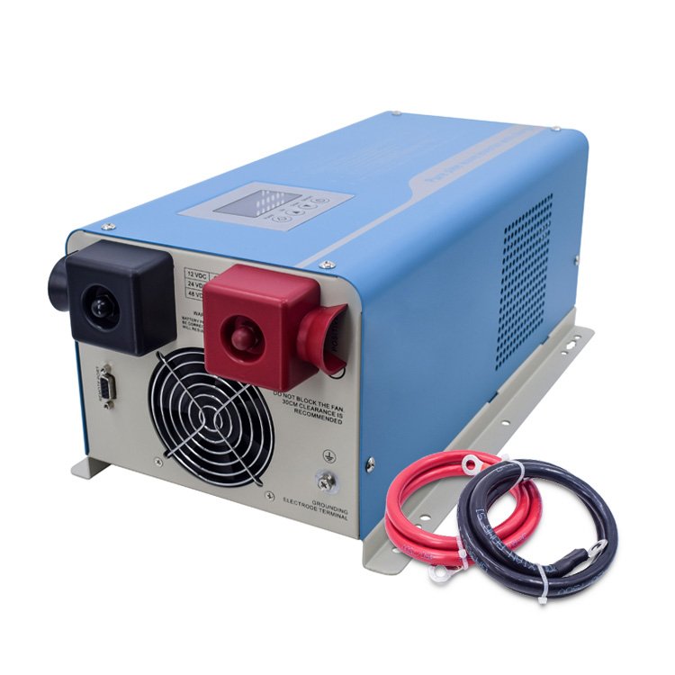solar inverter 1KW off grid 24VDC to 120VAC 220VAC inverter with battery for home