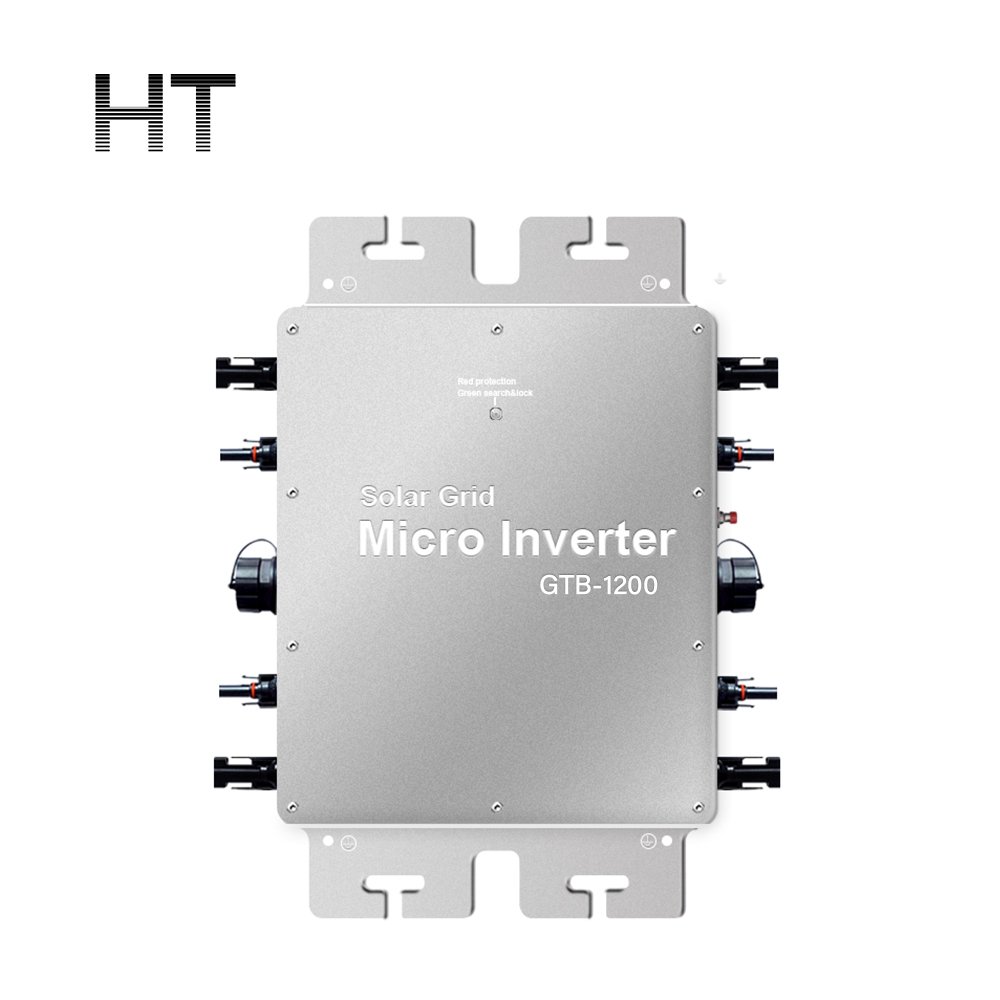 HT 600W micro-inverter 800w micro inverter with 22-50VDC Wide Input Voltage to auto 110VAC for solar panel micro inverter