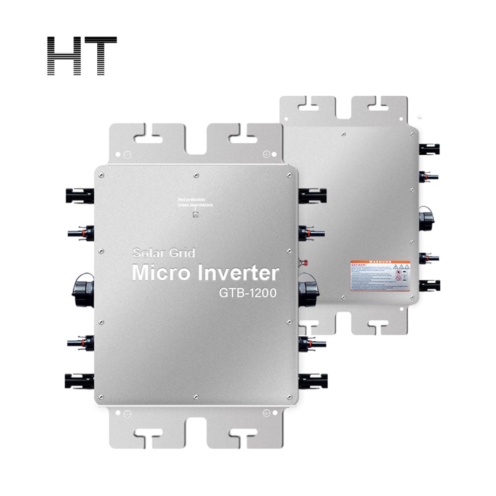 HT 600W micro-inverter 800w micro inverter with 22-50VDC Wide Input Voltage to auto 110VAC for solar panel micro inverter