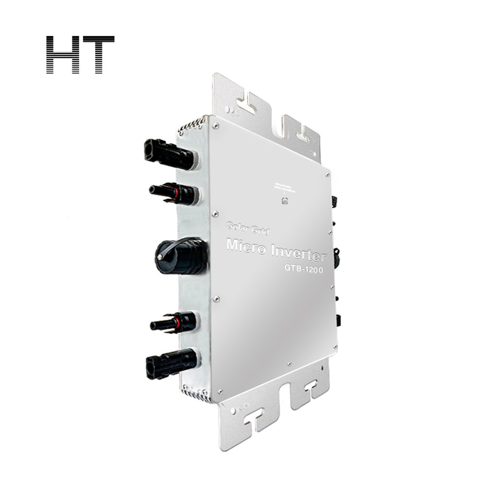 HT 600W micro-inverter 800w micro inverter with 22-50VDC Wide Input Voltage to auto 110VAC for solar panel micro inverter